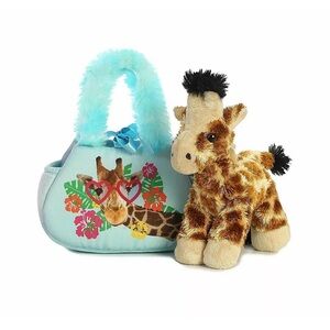 "I See You Giraffe" Fancy Pals Giraffe Plush & Carrier Aurora World Plush Toys